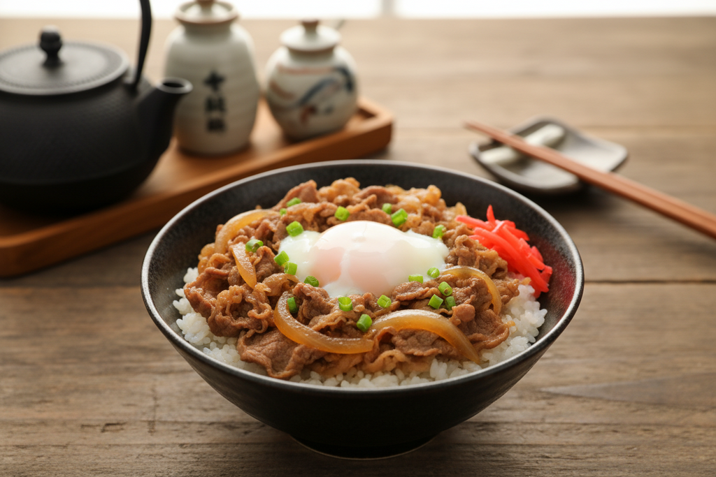 Gyudon: the five-minute Japanese rice bowl