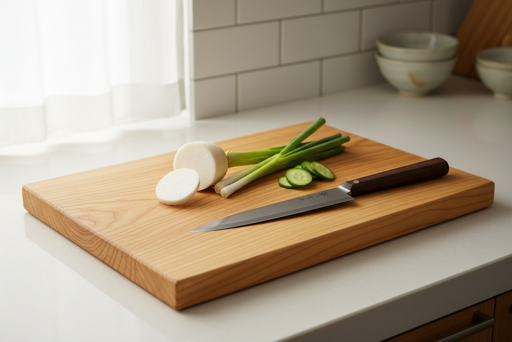 How to choose a Japanese cutting board: wood, bamboo or plastic?