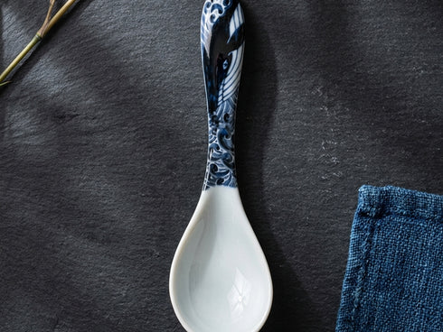Kujira Ramen spoons ×4 Cutlery