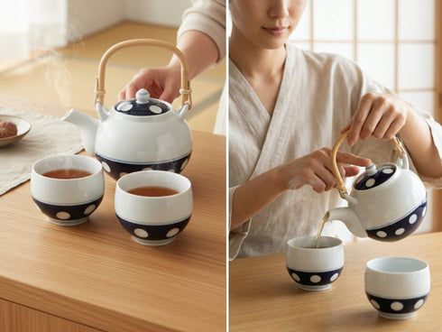 Mizutama tea set