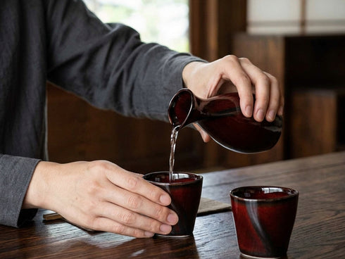 Urushi Saké service set Drinkware