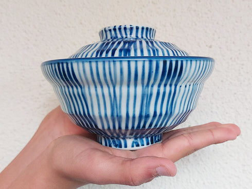 Shima Donburi bowls with lids ×2