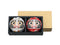 Daruma tea canisters gift set Tea box