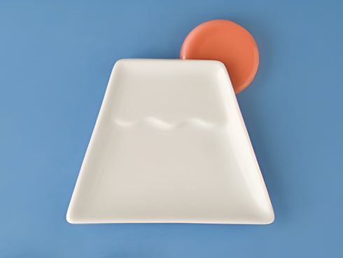 Mt Fuji sauce plates (set of 2)