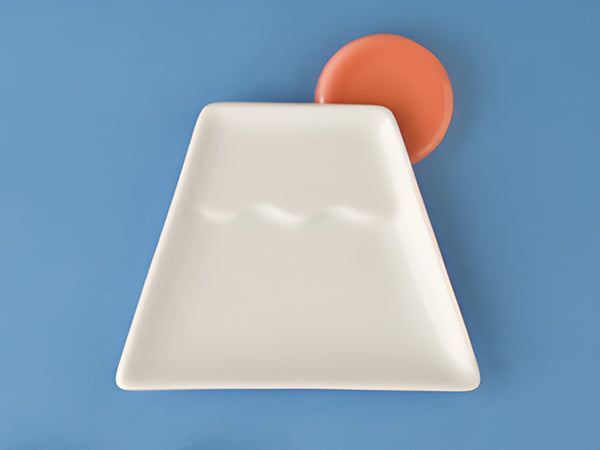 Mt Fuji sauce plates (set of 2)