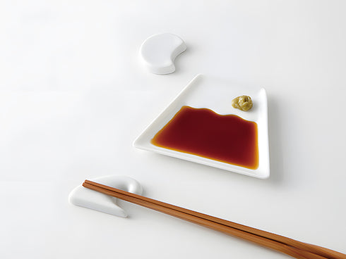 Mt Fuji sauce plates (set of 2)
