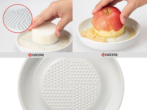 Ceramic grater plate