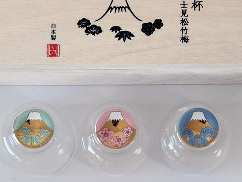 Irofuji saké glasses