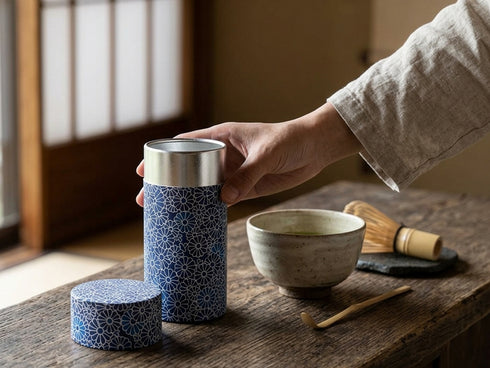 Kiku tea canister Tea accessories