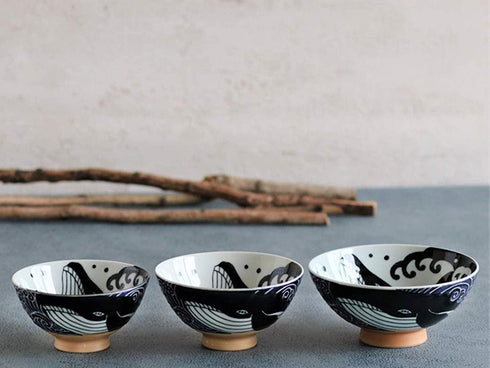 Kujira rice bowls (set of 4) BOWL