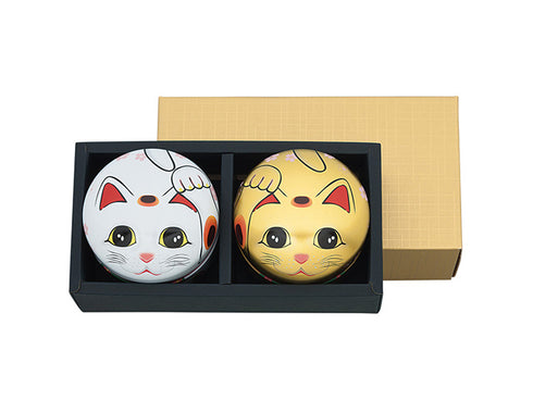 maneki-neko gift set Tea box