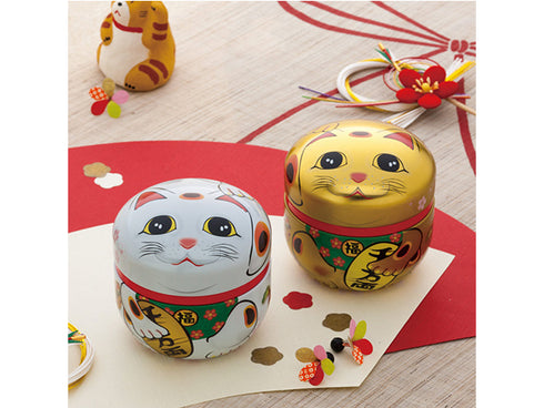 maneki-neko gift set Tea box