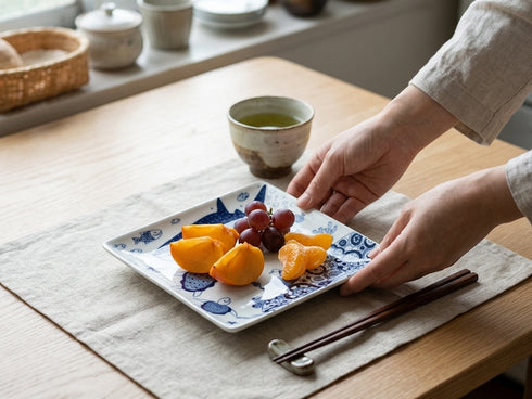 Jinbeizame plates Plates