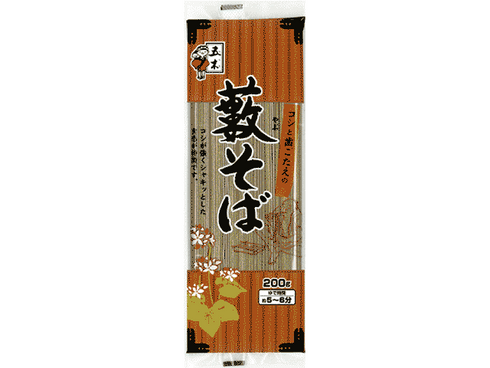 Soba dry noodles food