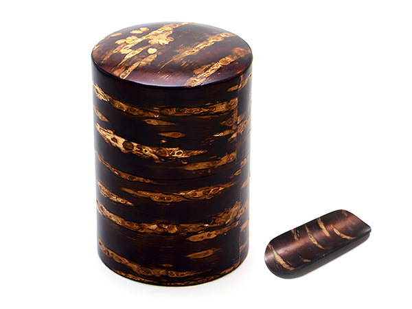 Cherry bark tea tin gift set Tea box