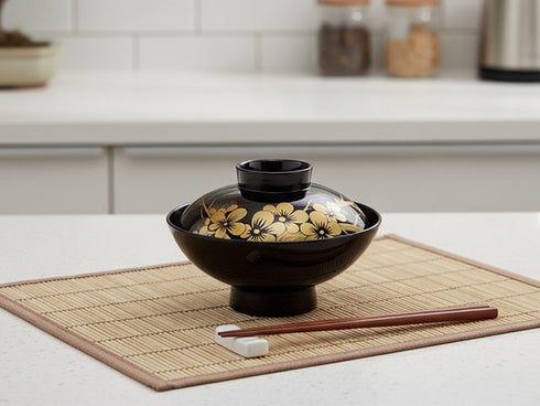 Ume bowls with lids ×2
