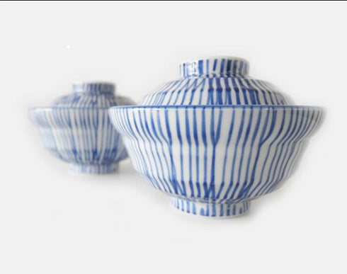 Shima Donburi bowls with lid BOWL