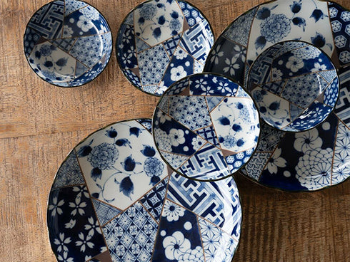 Yuzen plates (set of 2) plate