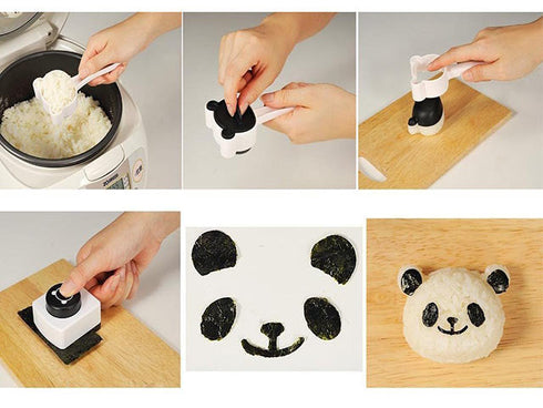 Onigiri panda kit bento supplies