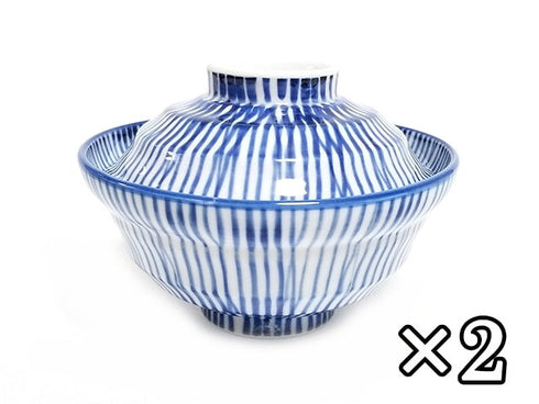 Shima Donburi bowls with lid BOWL
