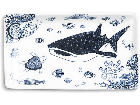 Jinbeizame sushi plates plate