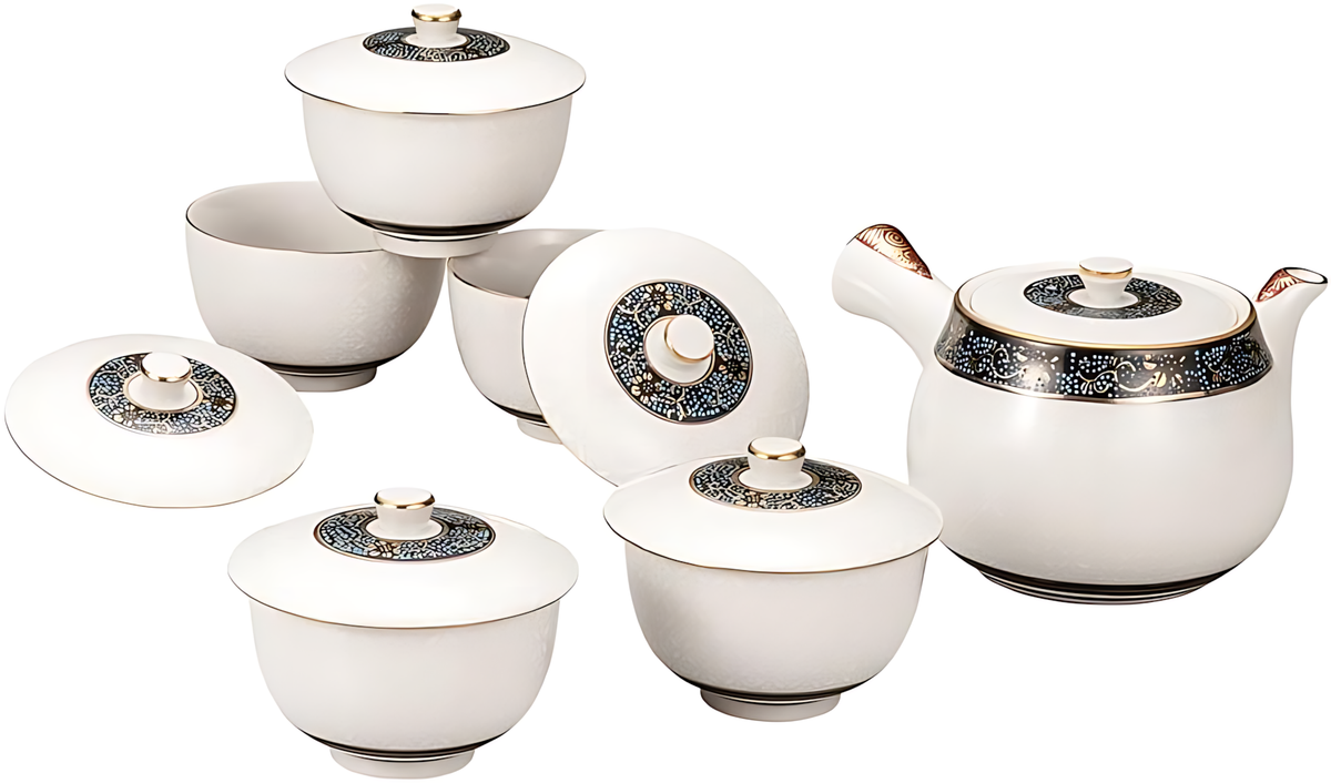 Cookware Made Japan Koimari Tea Set | Imari Porcelain Teapot & Cups Made in Japan ...