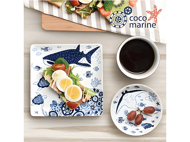 Cookware Made Japan Jinbeizame Plates | Whale Shark Hasami Porcelain Made in Japan ...